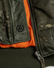 画像をギャラリービューアに読み込む, DIRTY NYLON MA-1