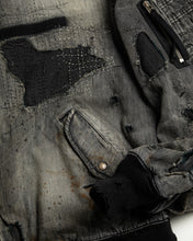 画像をギャラリービューアに読み込む, HARD REMAKED DUAL DENIM MA-1