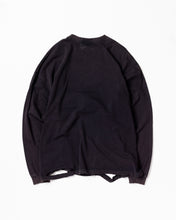 画像をギャラリービューアに読み込む, EMBROIDERY DAMAGED L/S T-S