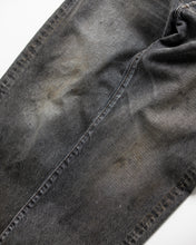 画像をギャラリービューアに読み込む, REGULAR TAPERED WASHED 5P BLACK DENIM PANTS