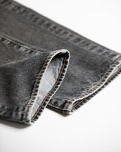 画像をギャラリービューアに読み込む, REGULAR TAPERED WASHED 5P BLACK DENIM PANTS