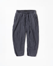 画像をギャラリービューアに読み込む, PIGMENT DYED LINEN TAPERED EASY PANTS