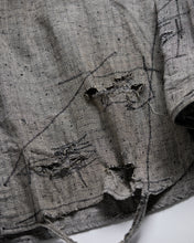 画像をギャラリービューアに読み込む, LINEN PLAID REMAKED WIDE SHIRTS