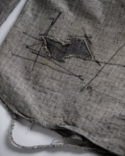 画像をギャラリービューアに読み込む, LINEN PLAID REMAKED WIDE SHIRTS