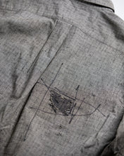 画像をギャラリービューアに読み込む, LINEN PLAID REMAKED WIDE SHIRTS