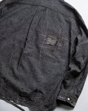 画像をギャラリービューアに読み込む, LINEN PLAID REMAKED WIDE SHIRTS