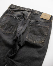 画像をギャラリービューアに読み込む, REGULAR TAPERED REMAKED 5P BLACK DENIM PANTS