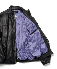 画像をギャラリービューアに読み込む, LEATHER TRACK JACKET (x blackmeans)