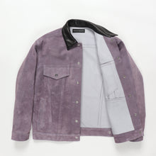 画像をギャラリービューアに読み込む, SUEDE LEATHER TRUCKER JACKET