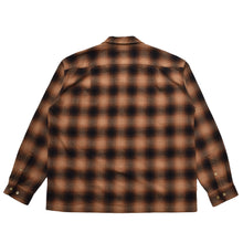 画像をギャラリービューアに読み込む, C.Flannel Ombre Open Collar SH