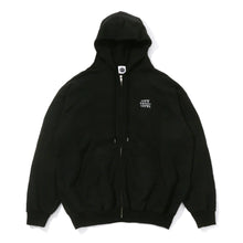 画像をギャラリービューアに読み込む, EMBROIDERED LOGO ZIP UP COTTON HOODIE_SOUND CITY COUNTRY CITY