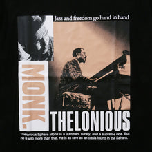 画像をギャラリービューアに読み込む, COTTON T-SHIRT_THELONIUS MONK(MONKPIANO,COMPOSER)