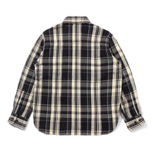 画像をギャラリービューアに読み込む, EMBROIDERED LOGO COTTON TWILL CHECK SHIRT