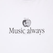 画像をギャラリービューアに読み込む, COTTON S/S T-SHIRT_Music always