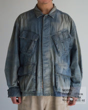 画像をギャラリービューアに読み込む, CHAMBRAY REMAKED FATIGUE JACKET