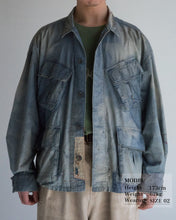 画像をギャラリービューアに読み込む, CHAMBRAY REMAKED FATIGUE JACKET