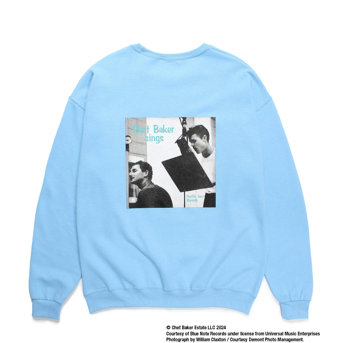 トップス CHET BAKER / CREW NECK SWEAT SHIRT CHETBAKER-SS06-BL-B_1200x1200.