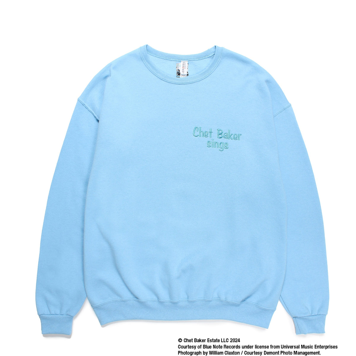 トップス CHET BAKER / CREW NECK SWEAT SHIRT CHETBAKER-SS06-BL-F_f313ade8-