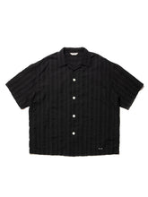 画像をギャラリービューアに読み込む, Stripe Sucker Cloth Open Collar S/S Shirt