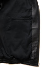 画像をギャラリービューアに読み込む, Leather Zip Hoodie