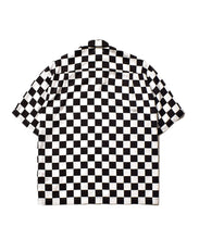 画像をギャラリービューアに読み込む, CU.Denim Checker flag S/S Open Collar SH