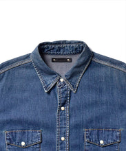 画像をギャラリービューアに読み込む, Denim Loose Western SH