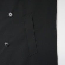 画像をギャラリービューアに読み込む, Polyester Typewriter Double Breasted Coat