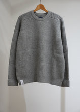 画像をギャラリービューアに読み込む, CLAM CREW NECK KNIT