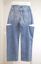 画像をギャラリービューアに読み込む, DENIM JEANS SLASH DETAIL