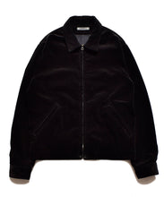 画像をギャラリービューアに読み込む, V . Washed Corduroy Zip Blouson