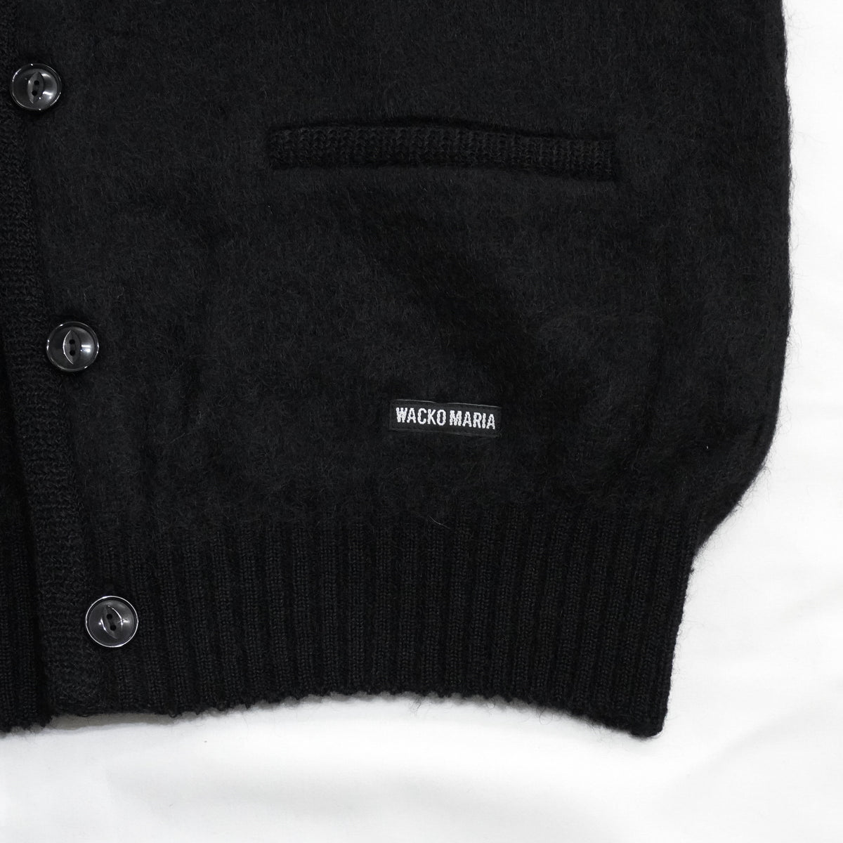 WACKO MARIAモヘアカーディガン 黒　21FW WACKO MARIAモヘアカーディガン 黒 21FW WACKO MARIA 21fw Mohair