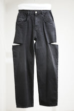 画像をギャラリービューアに読み込む, DENIM JEANS SLASH DETAIL