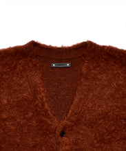 画像をギャラリービューアに読み込む, Shaggy Mohair Knit Cardigan
