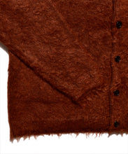画像をギャラリービューアに読み込む, Shaggy Mohair Knit Cardigan
