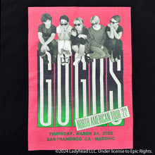 画像をギャラリービューアに読み込む, GO-GO'S "North American tour"Print Crew neck T-SH