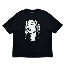 画像をギャラリービューアに読み込む, Monochrome Two tone Face Crewneck T-SH