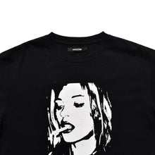 画像をギャラリービューアに読み込む, Monochrome Two tone Face Crewneck T-SH