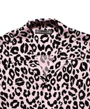 画像をギャラリービューアに読み込む, Lips Leopard Print Open Collar SH