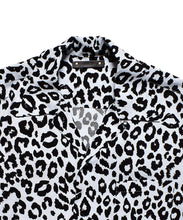 画像をギャラリービューアに読み込む, Lips Leopard Print Open Collar SH