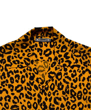 画像をギャラリービューアに読み込む, Lips Leopard Print Open Collar SH