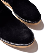 画像をギャラリービューアに読み込む, Suede Leather Zipper Unit Military Boots