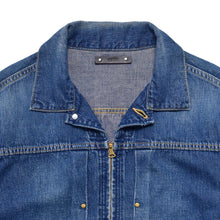 画像をギャラリービューアに読み込む, Grainy Denim Zipup GJKT
