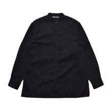 画像をギャラリービューアに読み込む, Black L.Denim Band collar SH