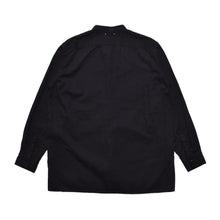 画像をギャラリービューアに読み込む, Black L.Denim Band collar SH