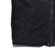 画像をギャラリービューアに読み込む, Black Corduroy Zipup Trucker Jacket