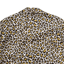 画像をギャラリービューアに読み込む, Leopard Print Flannel S.S Open Collar SH