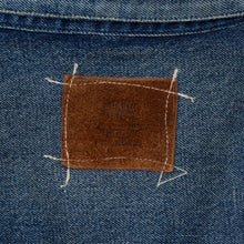 画像をギャラリービューアに読み込む, AGING TYPE-I DENIM TRUCKER (DAMAGED AND REPAIRED FINISH)