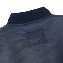 画像をギャラリービューアに読み込む, VINTAGE MA-1 FIGHT BOMBER (INDIGO CROSS KASURI PRINT PATCHED SLEEVES)