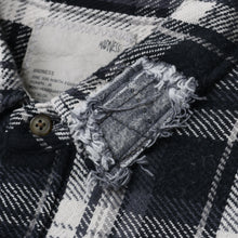 画像をギャラリービューアに読み込む, SHREDDED CHECK SHIRT