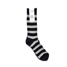 画像をギャラリービューアに読み込む, decka × MINEDENIM Border Rib SOX